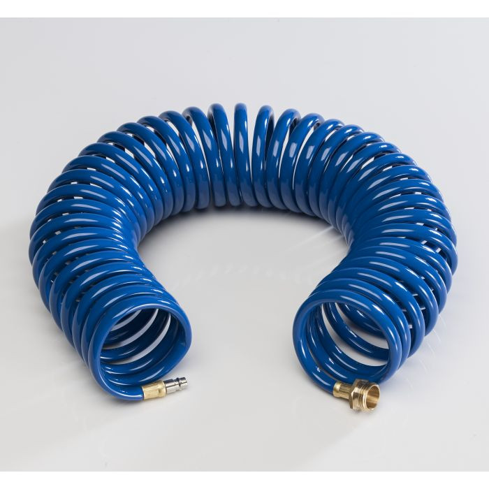 Empire Fauce - 15' Coiled Blu Ext Hose - CRD-COIL-BLU-HS