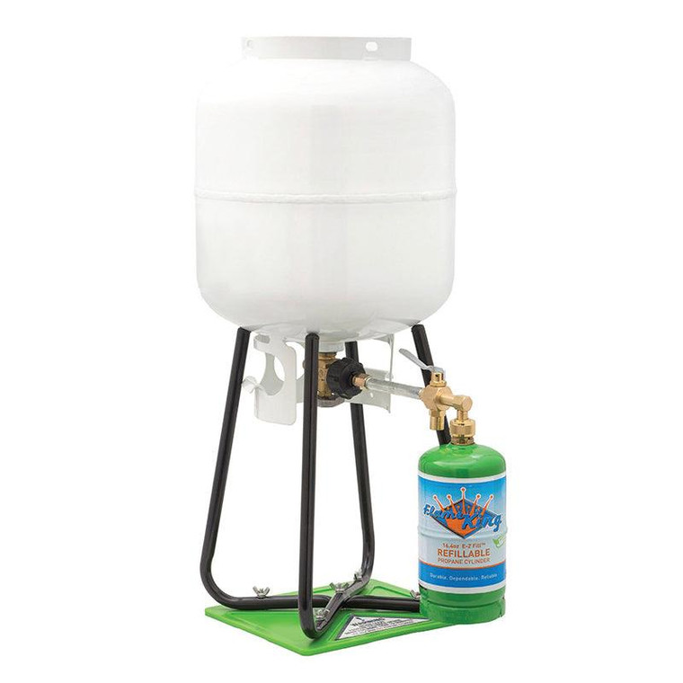 Flame King - 1-lb Refillable Propane Cylinder - YSN1LBKT