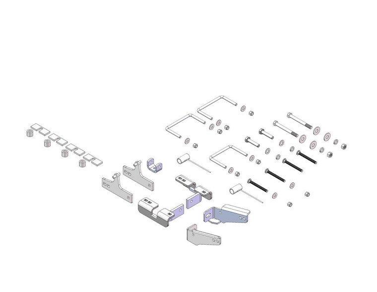 Husky Towing - Clamp-on Brkt Kit Dodge All - 31413