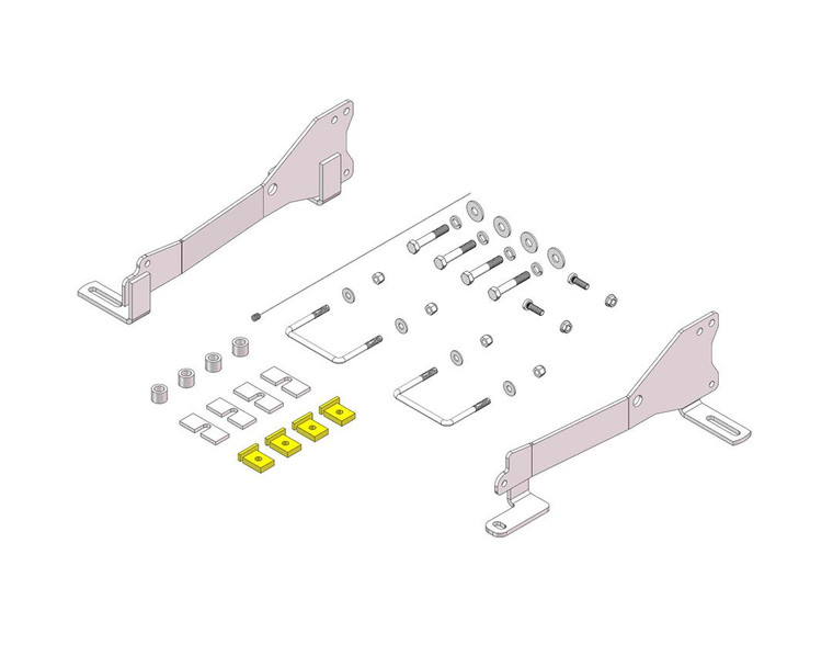 Husky Towing - Custom Bracket Kit Chevy 1500 - 32831