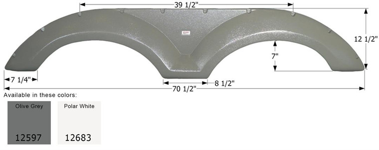 Icon - Coachman Fender Skirt 70.5'x12.5' - 12597