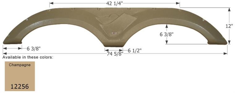 Icon - Fender Skirt  Keystone Ch - 12256
