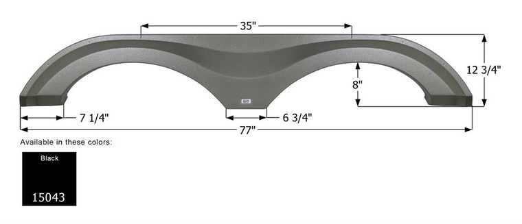 Icon - Fender Skirt  Tandem  Grand Design - 15043