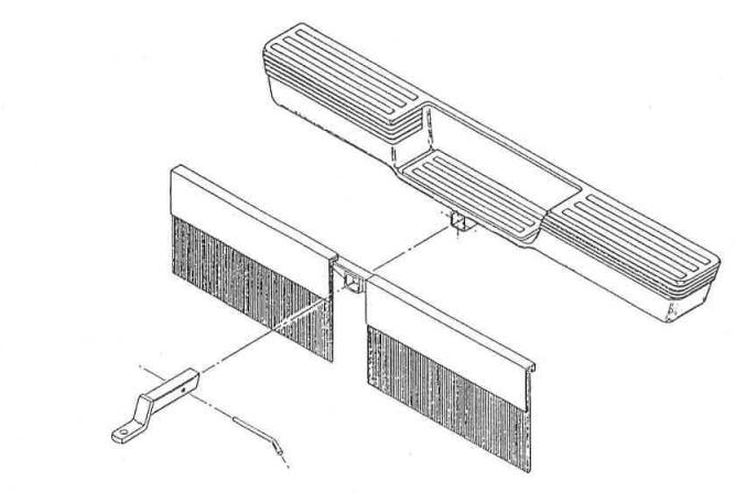 Indust.brush - Hitch Mount Splash Stop - 3009796