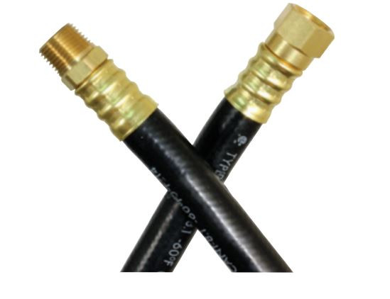 Jr Products - 24' 3/8' Oem Lp Supply Hose Std - 07-31645
