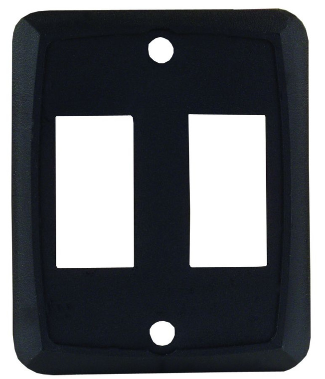 Jr Products - Double Face Plate  Bk - 12885