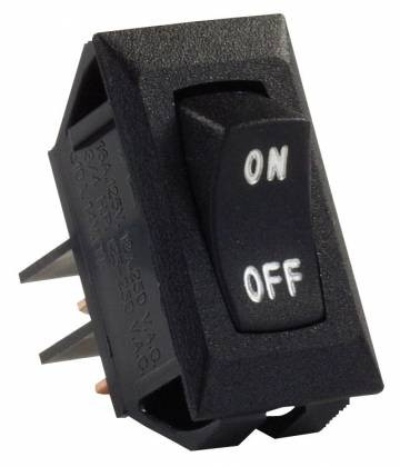 Jr Products - Labeled 12v On/off Sw  Bk - 12591-5