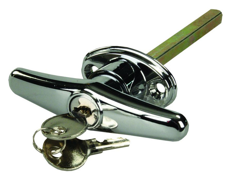 Jr Products - Locking T-handle  Chrome - 10885