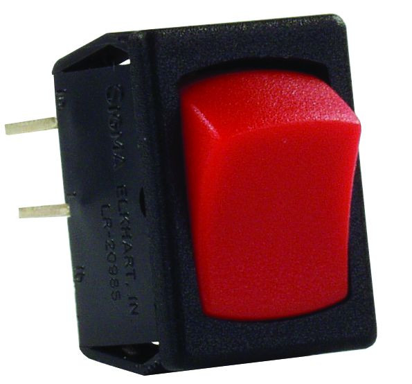 Jr Products - Mini-12v On/off Sw  Rd/bk - 12795
