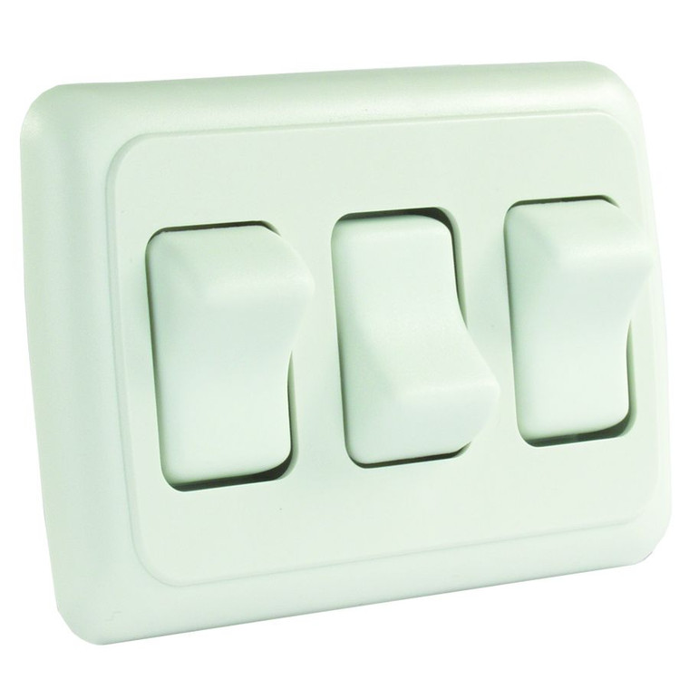 Jr Products - Trpl On-off Rocker Sw - 12025