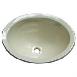 Lasalle Bris - 10 X 13 White Abs Oval Lav - 16156PWA