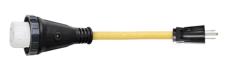 Marinco - 15a Male-50a Female Detach Adapter - 1550PA