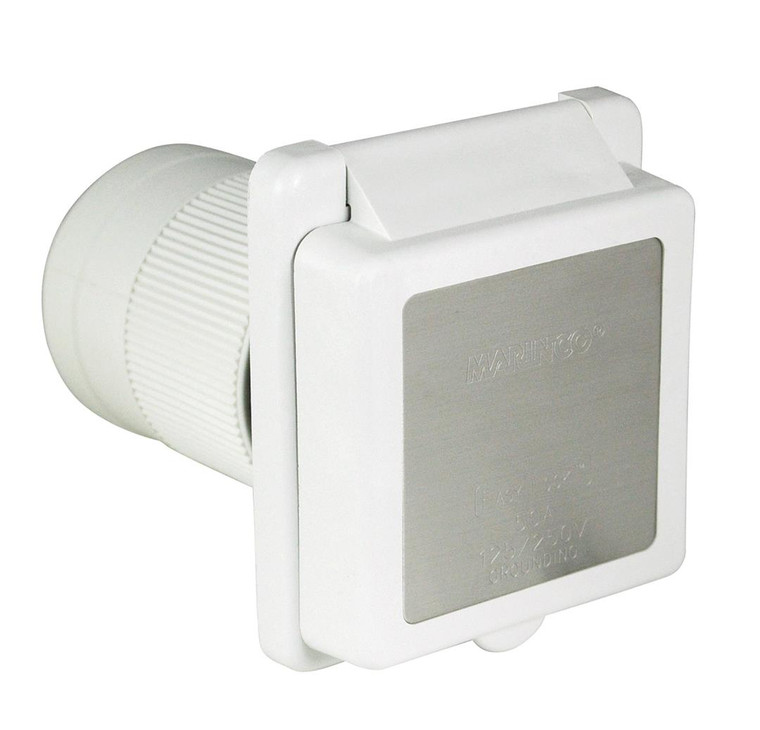 Marinco - 50a Standard Inlet - 6353ELRV