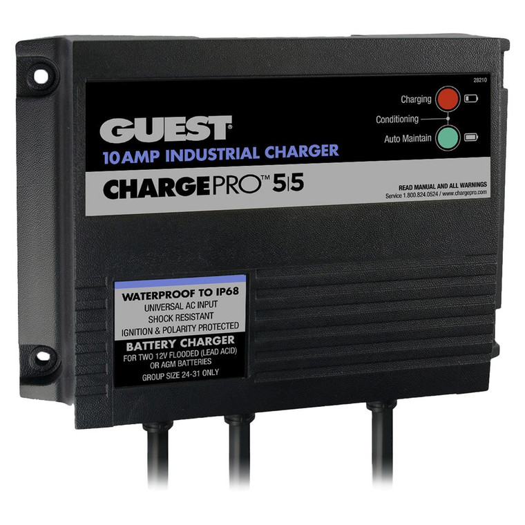 Marinco - Charger 10a  12v Input On Brd Batt - 28210