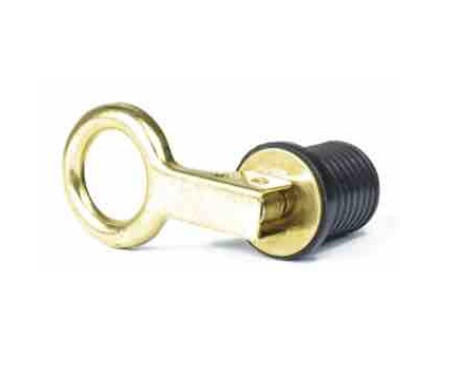 Moeller - Drain Plug - Snap Down Brass 1' - 053056-10