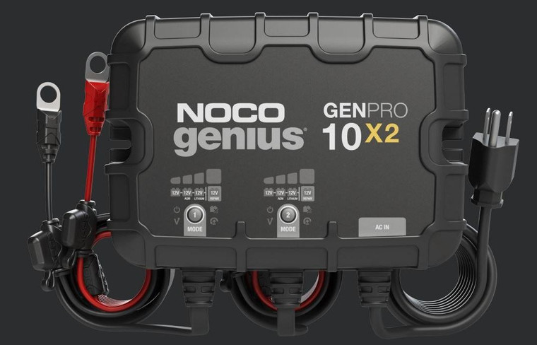 Noco - 2-bank 20a Onboard Battery Charger - GENPRO10X2