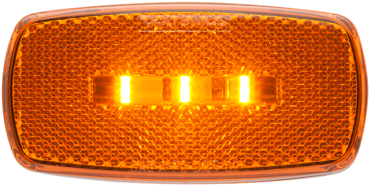 Optronics - Led Mark Light;oval;amber; - MCL32ABP