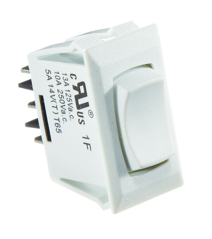 Rv Designer - 10a White Rocker Switch - S345
