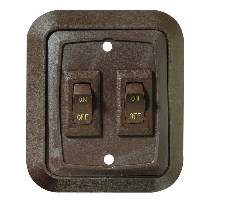 Rv Designer - 3.53'x3' Wall Plate Switc - S655