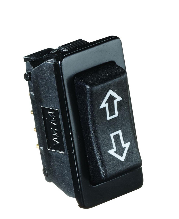 Rv Designer - 40a Black Rocker Switch W - S125