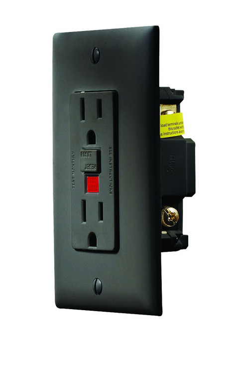 Rv Designer - Black Dual Gfci Outlet - S807