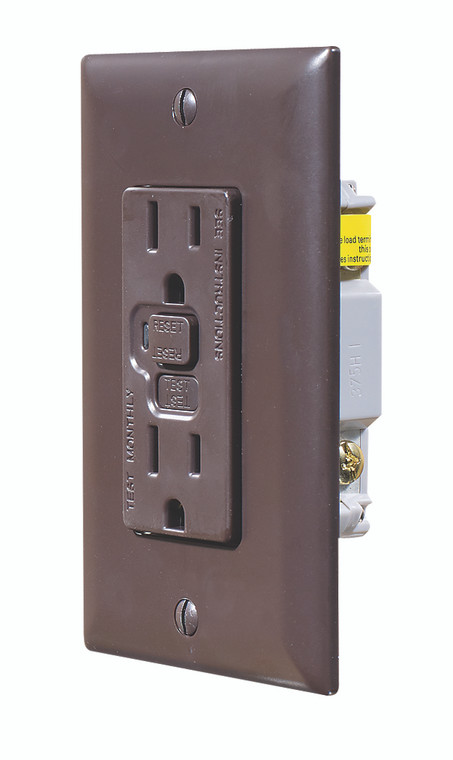 Rv Designer - Dual Gfci Outlet-brown - S805