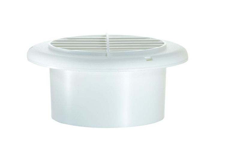 Rv Designer - Provents Dampered  4' Wht - H820