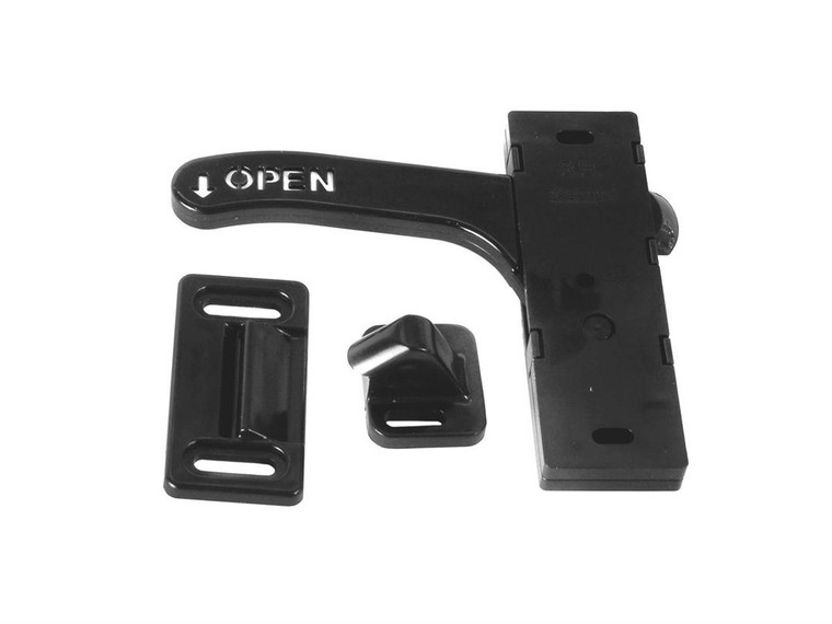 Rv Designer - Screen Door Latch Black L - E287