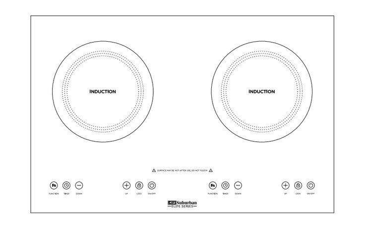 Suburban Mfg - Suburban Double Element  Cooktop - 3309A