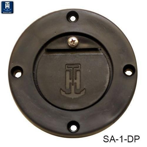 T-h Marine - Black Scupper Adapter - SA-1-DP