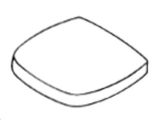 Thetford - Cover & Seat Assembly Whi - 1619462