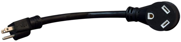 Valterra - 15am-30af 12' Adapter  Black  Bulk - A10-1530BK