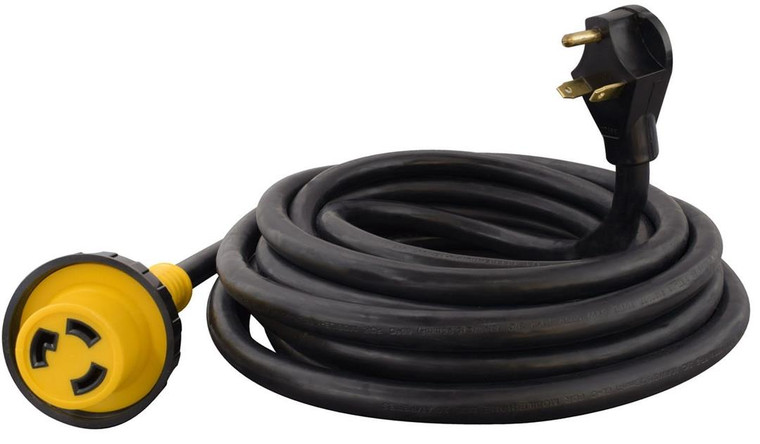 Valterra - 30a 25' Detach Cord  Black  Bulk - A10-3025EDBK