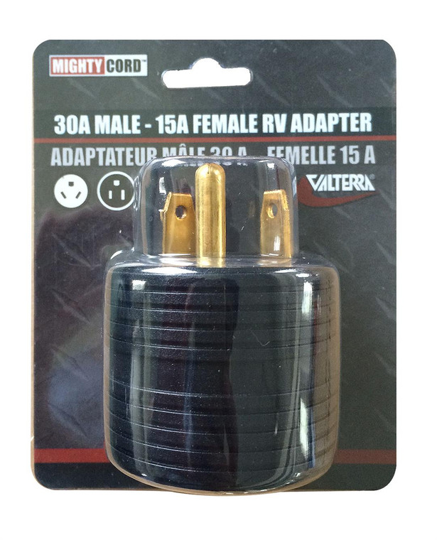 Valterra - 30am-15af Plug  Rnd Card - A10-3015ARDVP