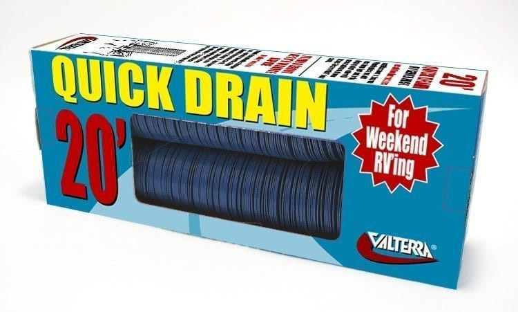 Valterra - Quick Drain Hose 20' Blue - D04-0046