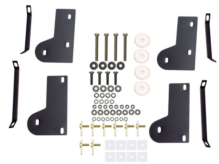 Westin - Plat Oval Step Bar Blk - 21-2315