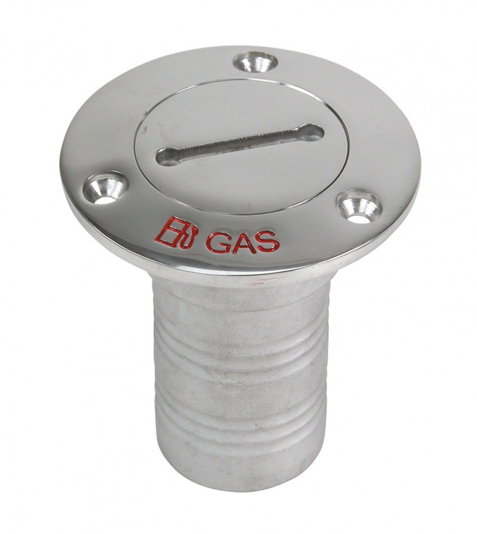 Whitecap Ind - 1-1/2' Hose Deck Fill - Gas W/chain - 6123C