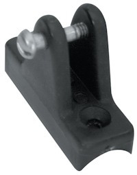 Whitecap Ind - 7/8' Rail Hinge (pr.) - Blk - 3443BP