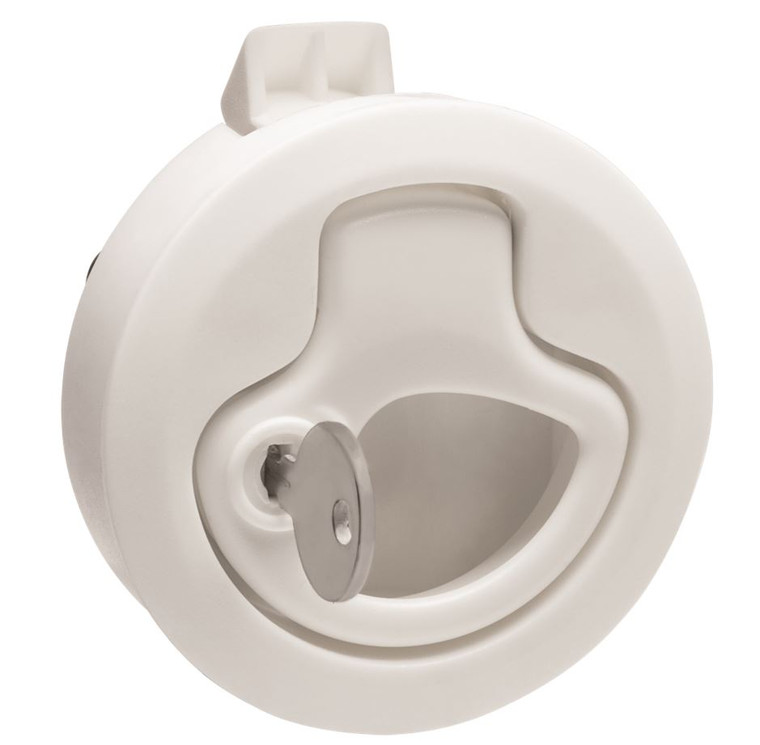 Whitecap Ind - White Nylon Locking Slam Latch - 3228WC