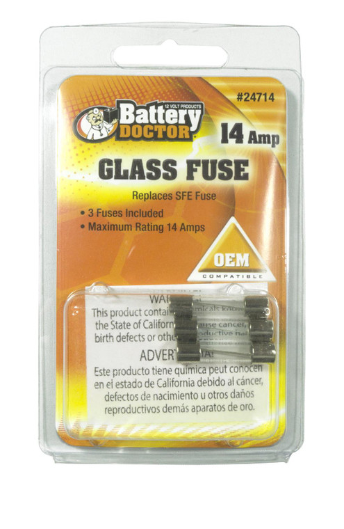Wirthco - Sfe Glass Fuse - 14a - 24714