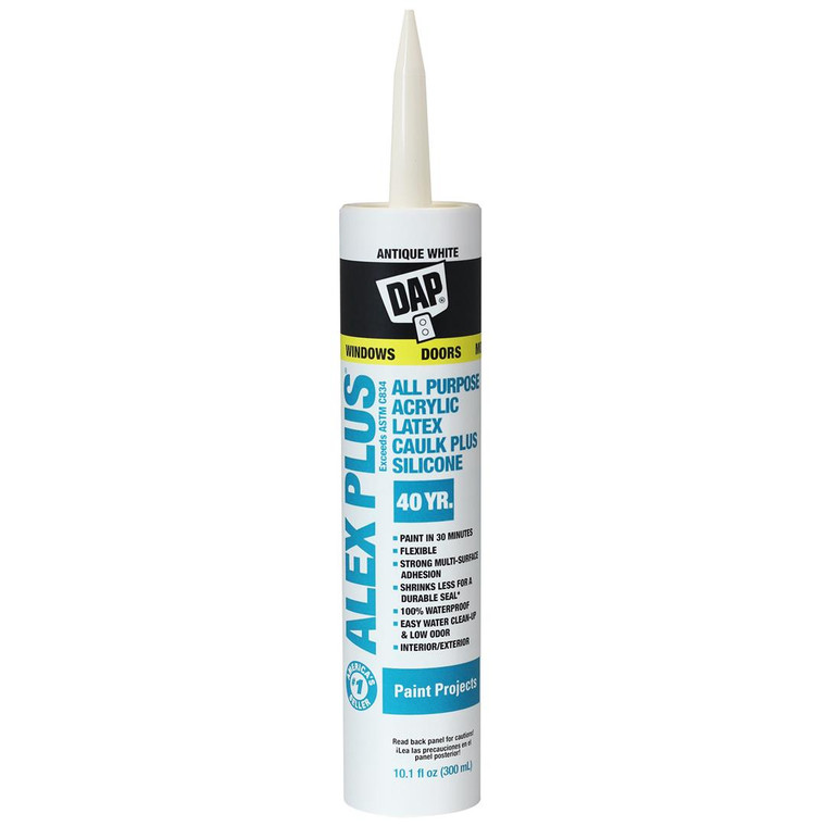 Dap - Latex Caulk + Silicone-10 - 7079818152