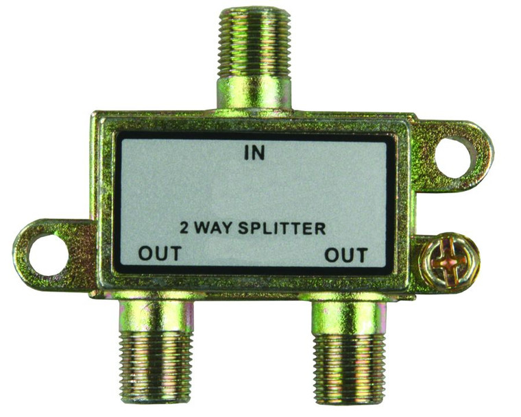 Jr Products - 2-way Tv Line Splitter - 47335