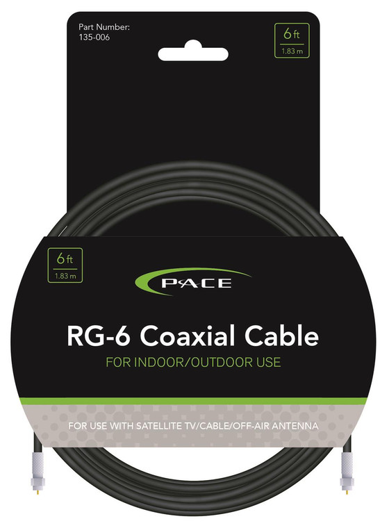 Pace Int'l - Pace - 6ft Coaxial Cable - 135-006