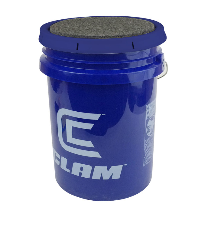 Clam 10156 6 - Gallon Bucket With Lid - 10156