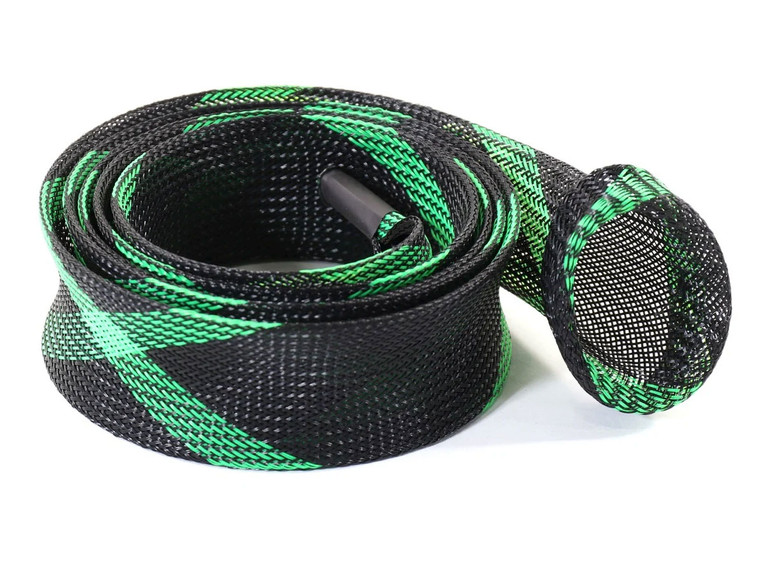 Clam 18065 Ice Rod Slick Large - 32", Black/green - 18065