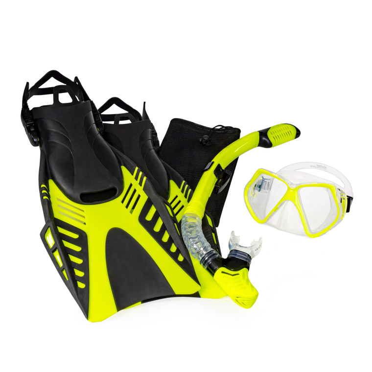 Dolfino Pro Wcx18230s3m Dyna Flex 5-piece Dive Set - Small/medium - WCX18230S3M