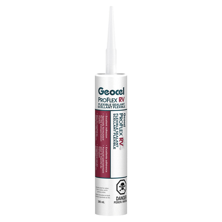 Geocel Gc28853 Pro Flex Rv Flexible Sealant - 10 Oz., Canadian Black - GC28853