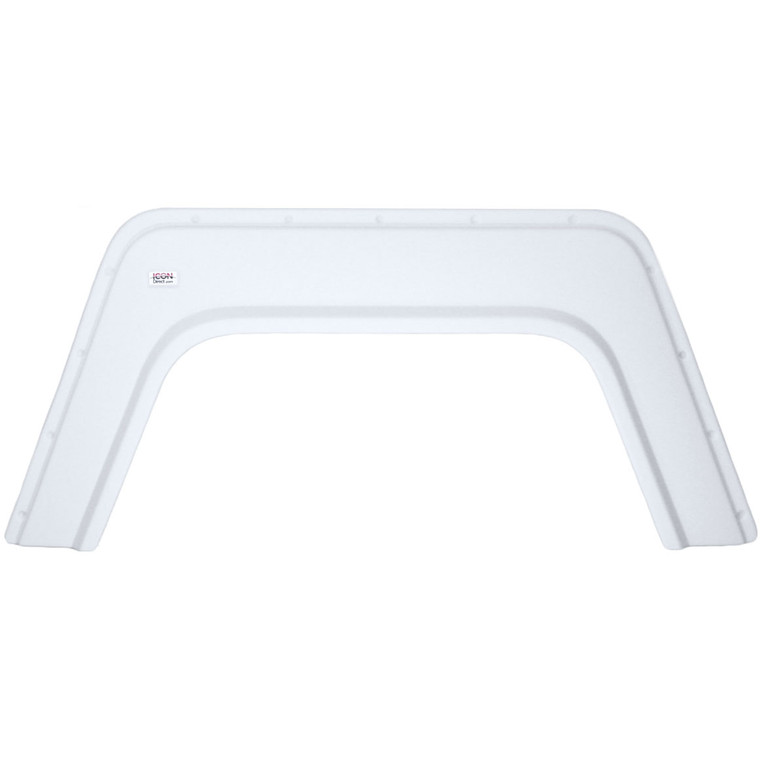 Icon 01745 Single Fender Skirt Fs1738 - Colonial White - 1745