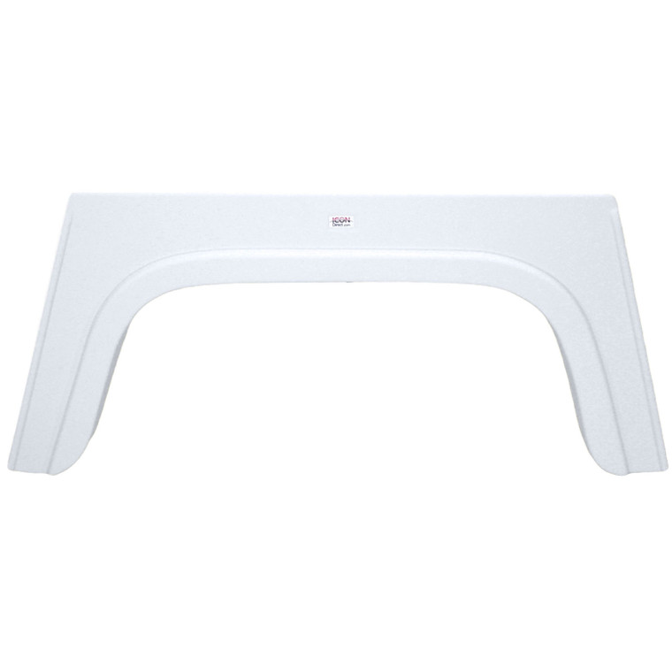 Icon 12155 Single Fender Skirt For Glendale Fs2155 - Polar White - 12155