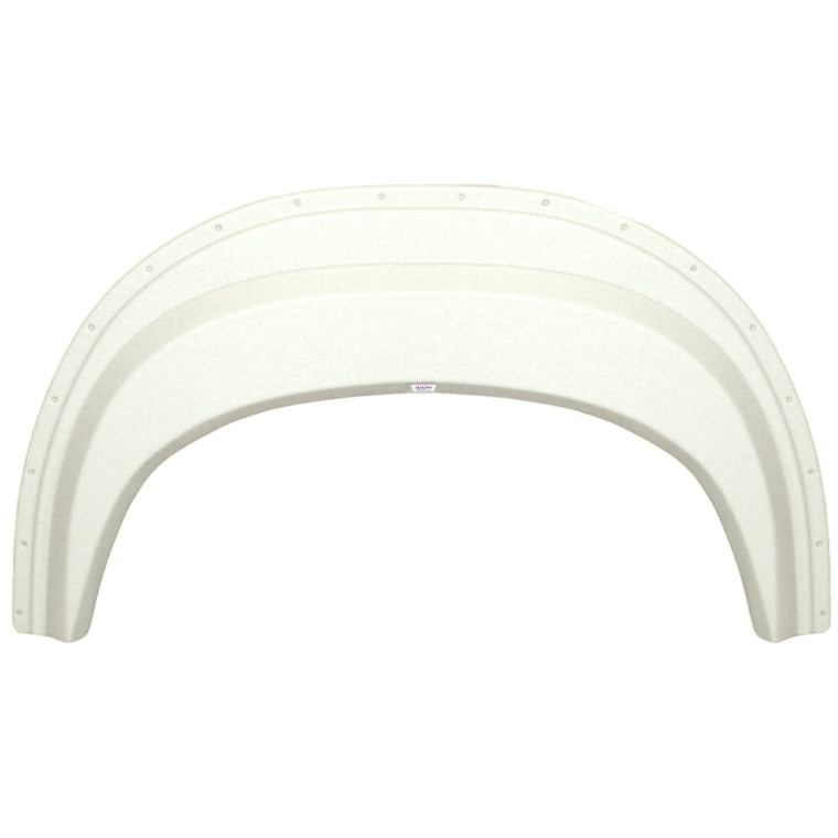 Icon 12301 Single Fender Skirt For Frontier Fs2301 - Colonial White - 12301